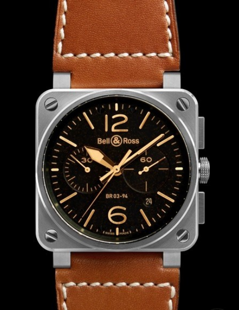 Bell & Ross BR 03-94 Golden Heritage BR0394-ST-G-HE/SCA Replica Watch